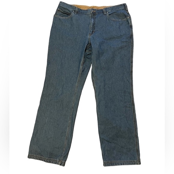 Duluth Trading Co. men’s relaxed fit medium wash jeans - Picture 1 of 5